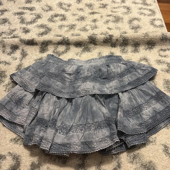 LoveShackFancy Ruffle Mini Skirt - Picture 4 of 4